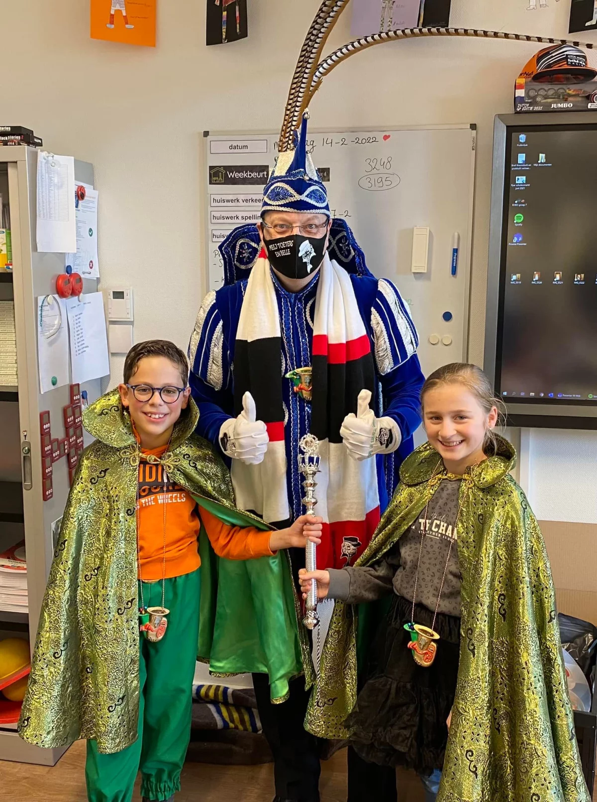 Twee toppers als Prins en Prinses Carnaval voor OBS de Linde