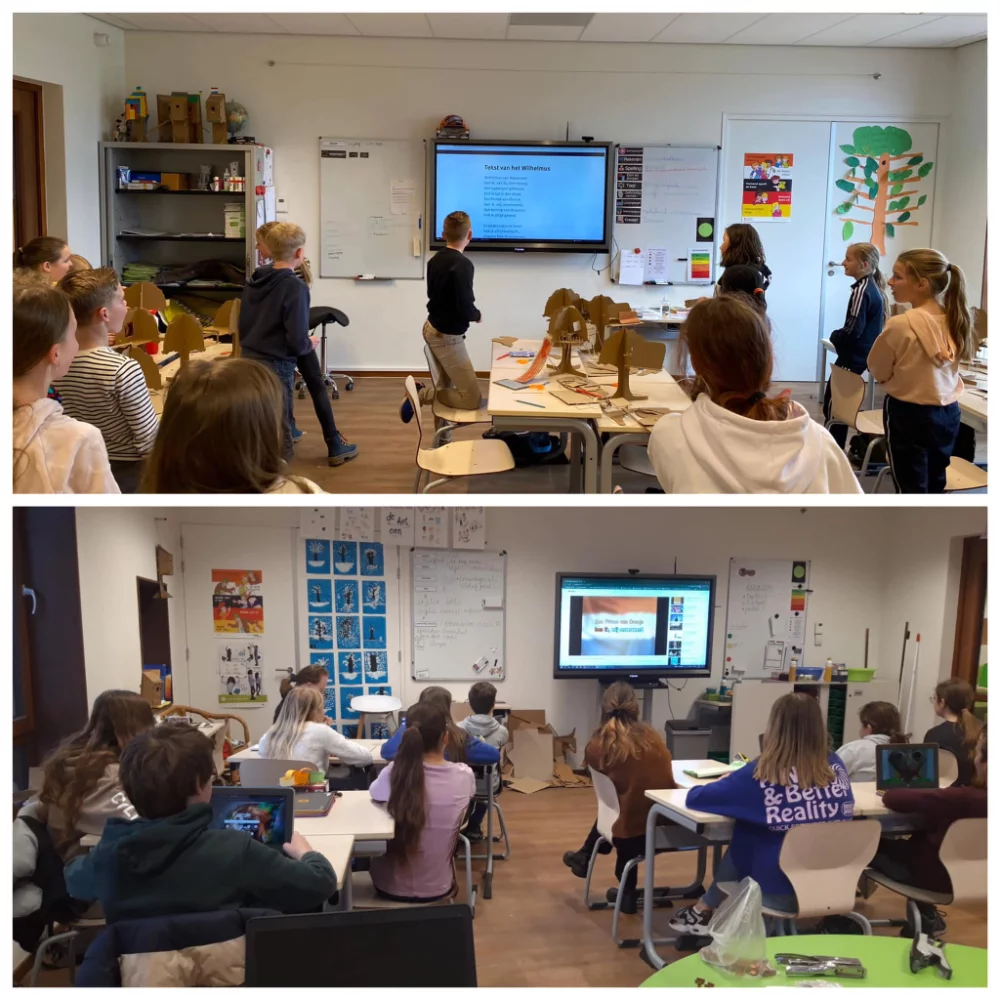 1e couplet Wilhelmus op verzoek van het Ministerie van Onderwijs